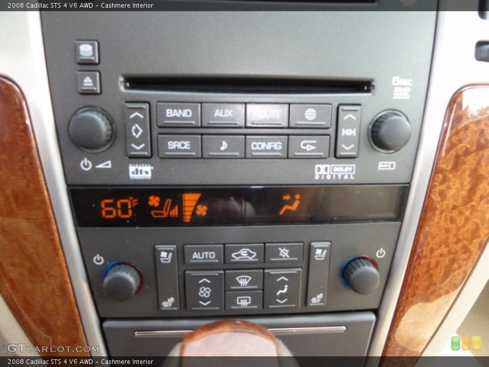 Cashmere Interior Controls for the 2008 Cadillac STS 4 V6 AWD #52012920