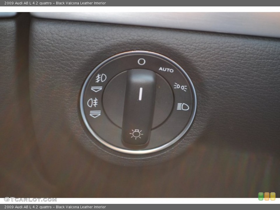 Black Valcona Leather Interior Controls for the 2009 Audi A8 L 4.2 quattro #52012944