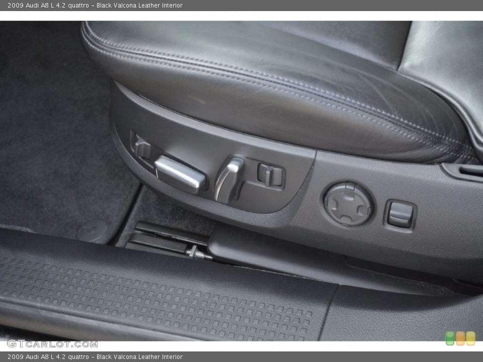 Black Valcona Leather Interior Controls for the 2009 Audi A8 L 4.2 quattro #52012974