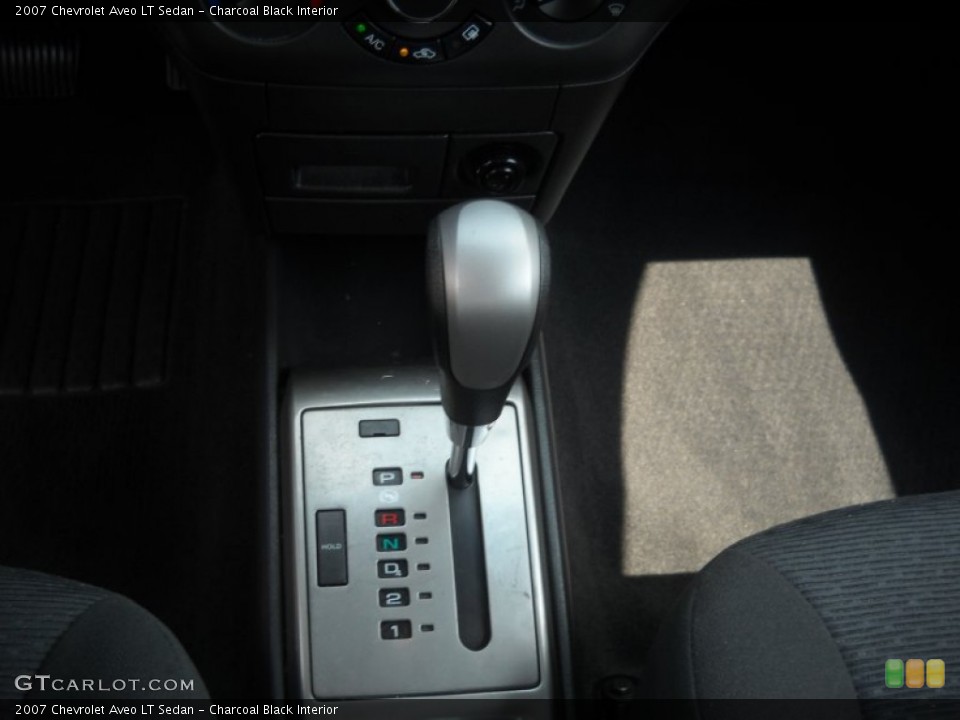 Charcoal Black Interior Transmission for the 2007 Chevrolet Aveo LT Sedan #52013127