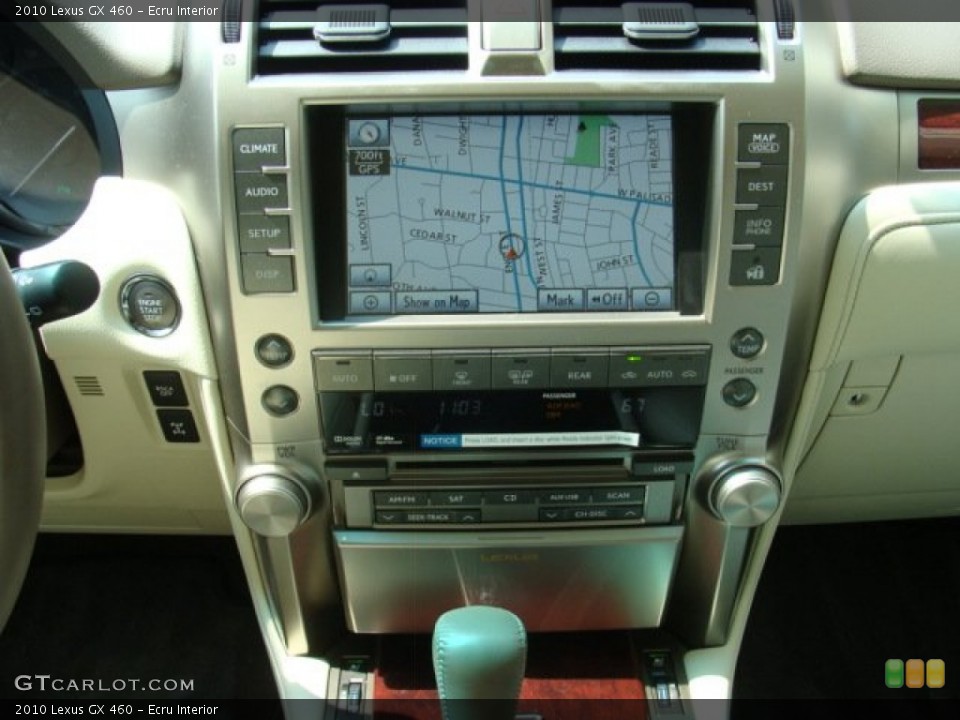 Ecru Interior Navigation for the 2010 Lexus GX 460 #52015860