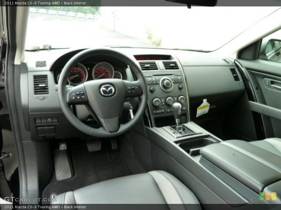 Black Interior Dashboard for the 2011 Mazda CX-9 Touring AWD #52016004