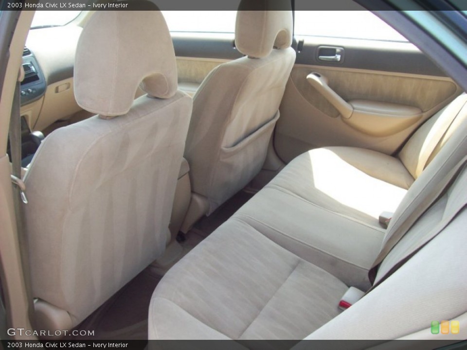 Ivory Interior Photo for the 2003 Honda Civic LX Sedan #52016574
