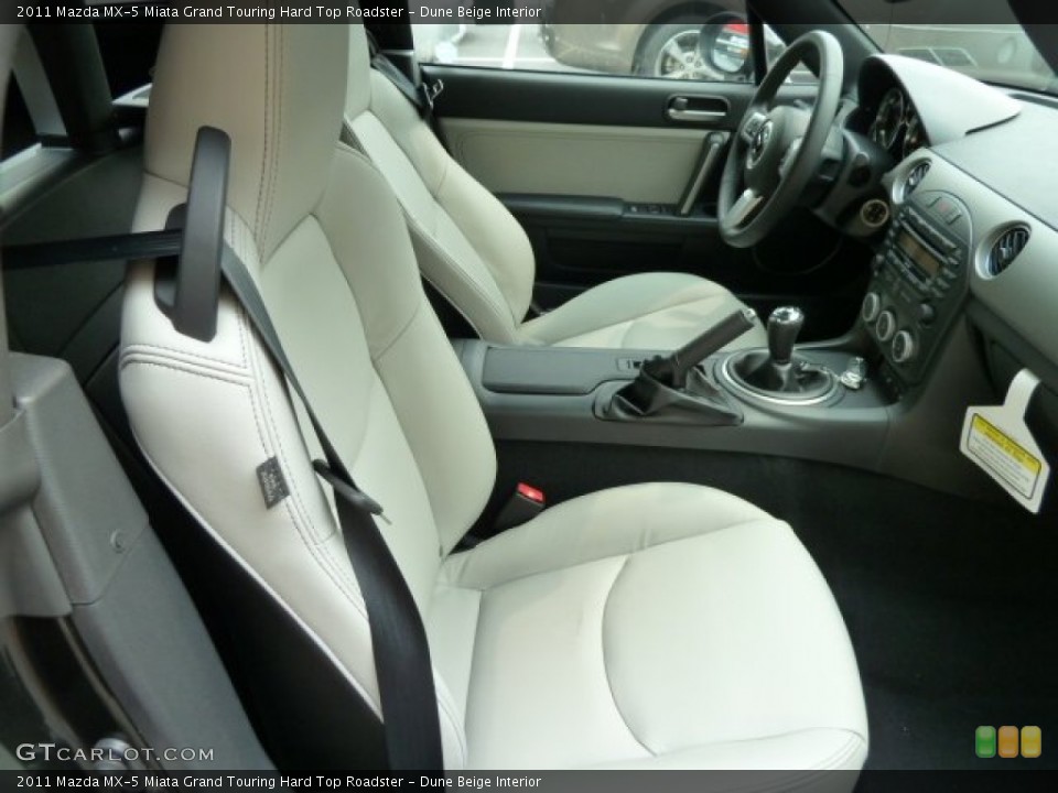 Dune Beige Interior Photo for the 2011 Mazda MX-5 Miata Grand Touring Hard Top Roadster #52017081