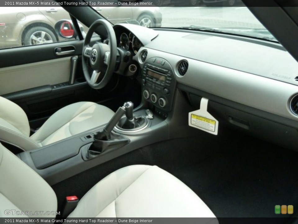 Dune Beige Interior Photo for the 2011 Mazda MX-5 Miata Grand Touring Hard Top Roadster #52017093