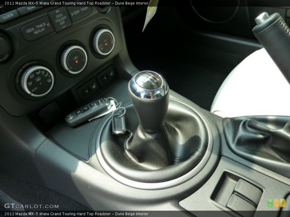 Dune Beige Interior Transmission for the 2011 Mazda MX-5 Miata Grand Touring Hard Top Roadster #52017165