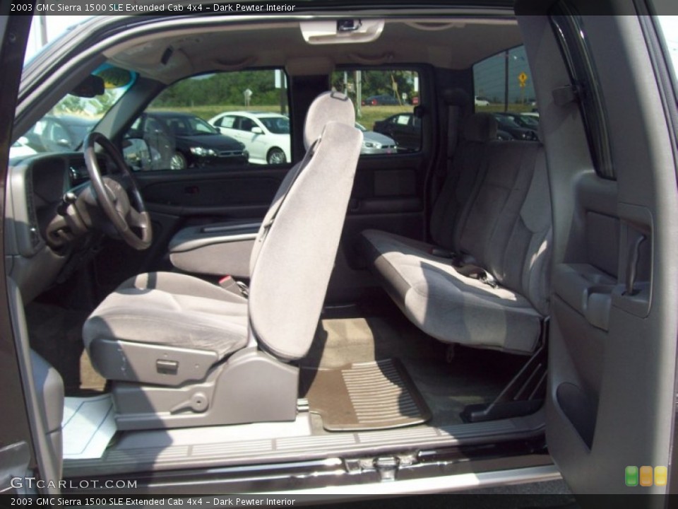 Dark Pewter Interior Photo for the 2003 GMC Sierra 1500 SLE Extended Cab 4x4 #52017534