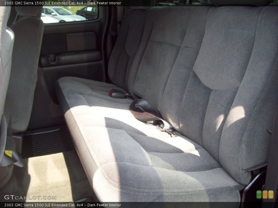 Dark Pewter Interior Photo for the 2003 GMC Sierra 1500 SLE Extended Cab 4x4 #52017549