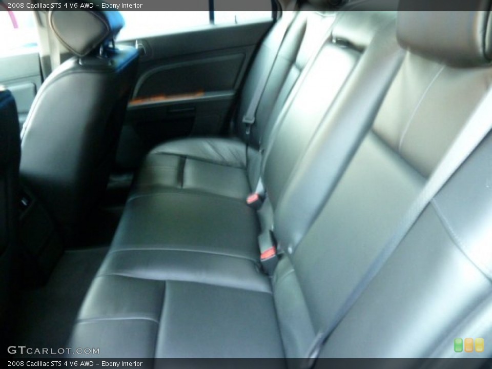 Ebony Interior Photo for the 2008 Cadillac STS 4 V6 AWD #52017627