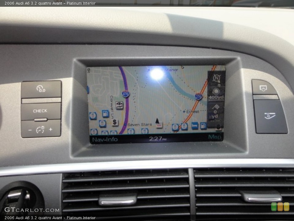 Platinum Interior Navigation for the 2006 Audi A6 3.2 quattro Avant #52017666