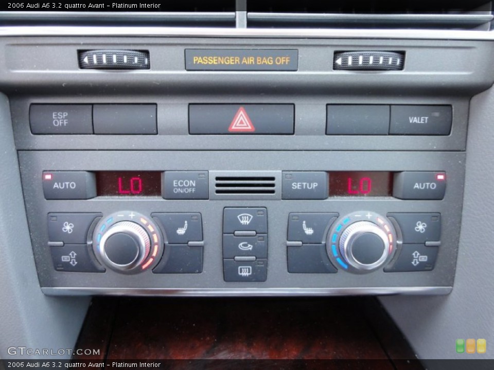 Platinum Interior Controls for the 2006 Audi A6 3.2 quattro Avant #52017679