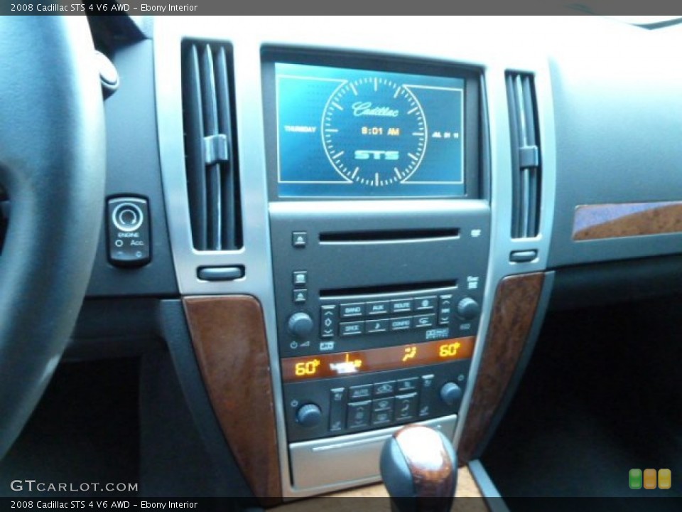 Ebony Interior Controls for the 2008 Cadillac STS 4 V6 AWD #52017729