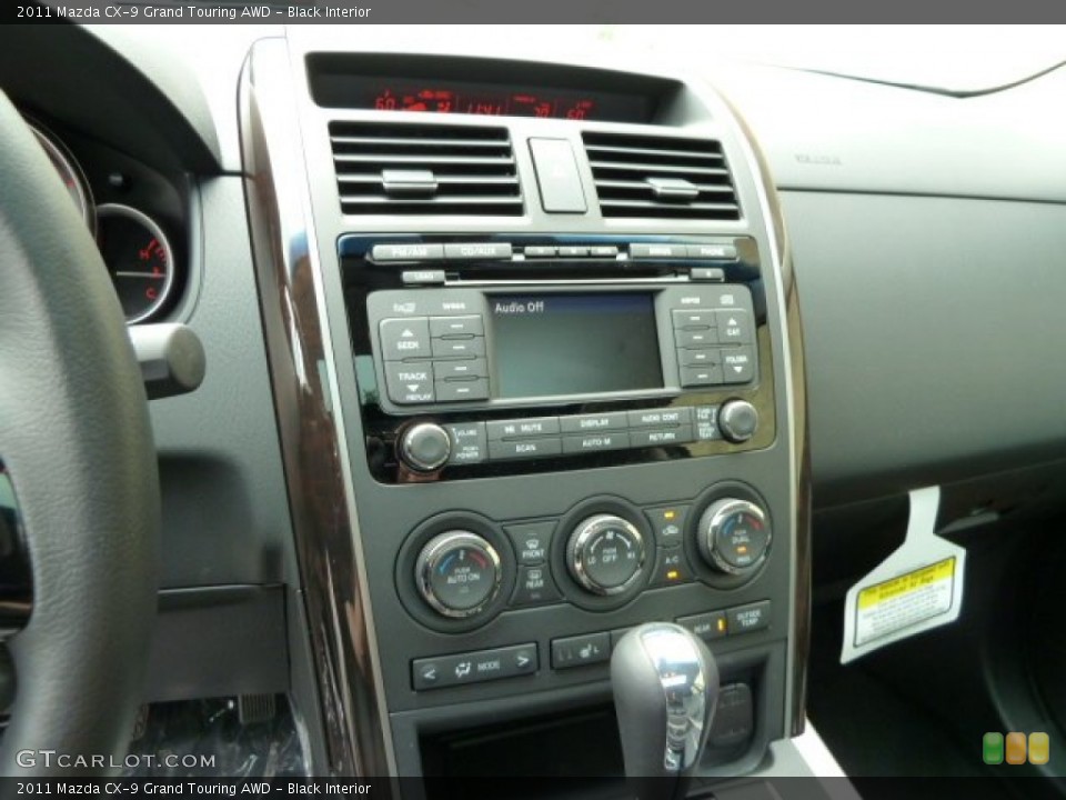 Black Interior Controls for the 2011 Mazda CX-9 Grand Touring AWD #52017753