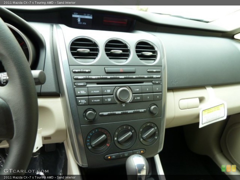 Sand Interior Controls for the 2011 Mazda CX-7 s Touring AWD #52019214