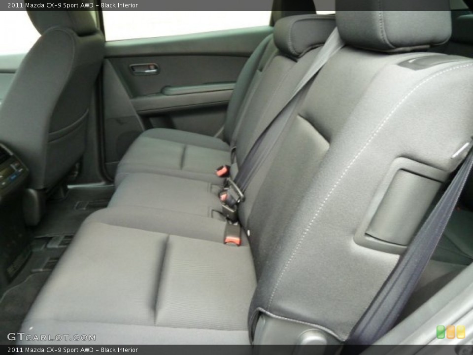 Black Interior Photo for the 2011 Mazda CX-9 Sport AWD #52019973