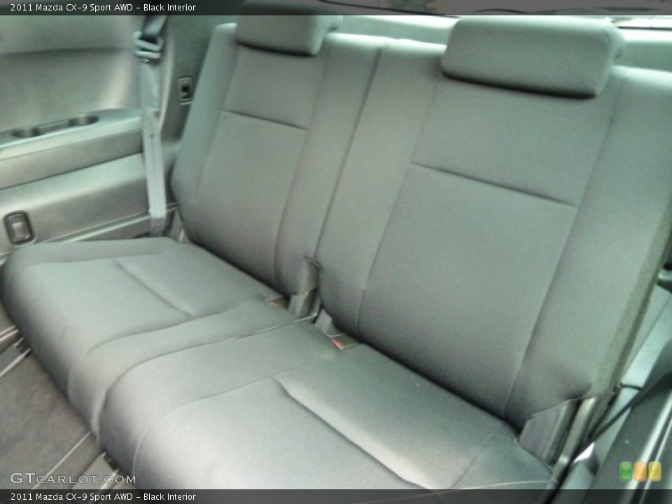 Black Interior Photo for the 2011 Mazda CX-9 Sport AWD #52019985