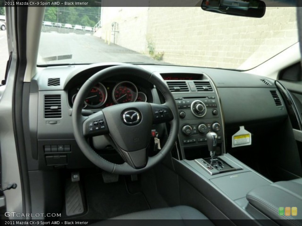 Black Interior Dashboard for the 2011 Mazda CX-9 Sport AWD #52020000