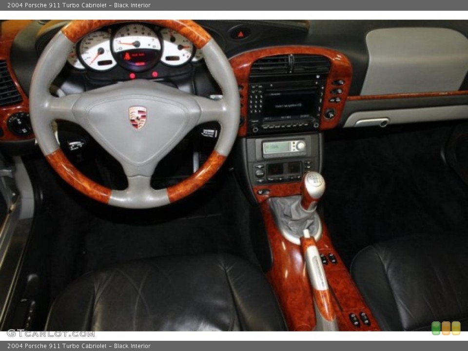 Black Interior Photo for the 2004 Porsche 911 Turbo Cabriolet #52020114