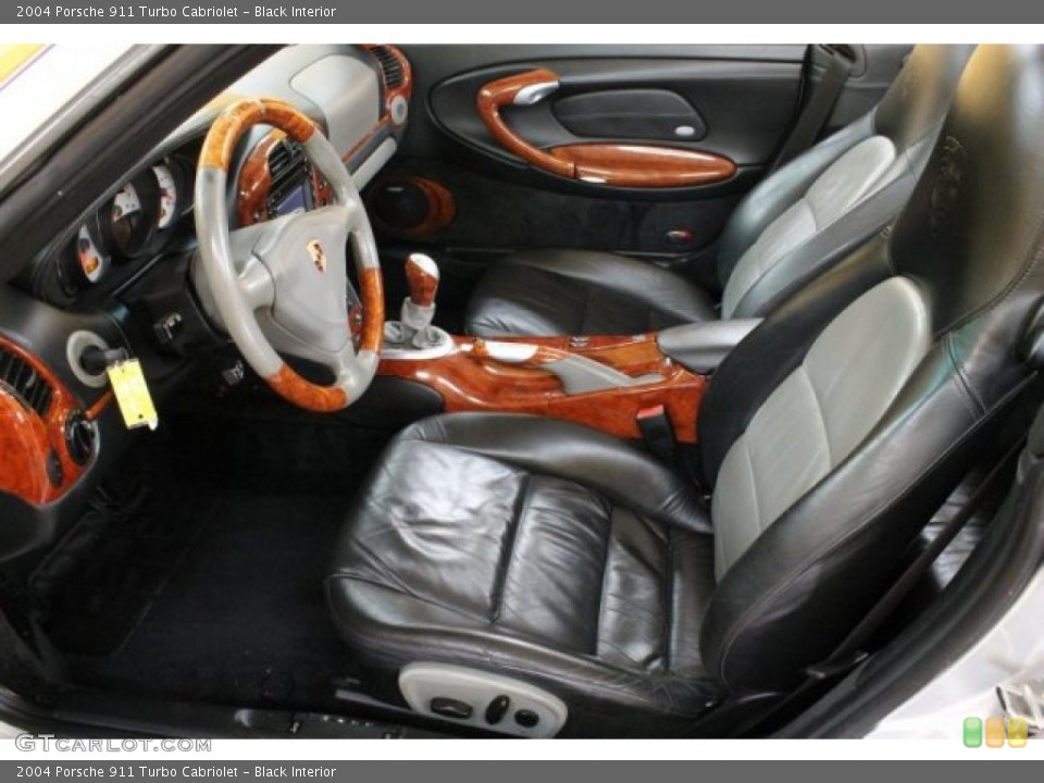 Black Interior Photo for the 2004 Porsche 911 Turbo Cabriolet #52020183