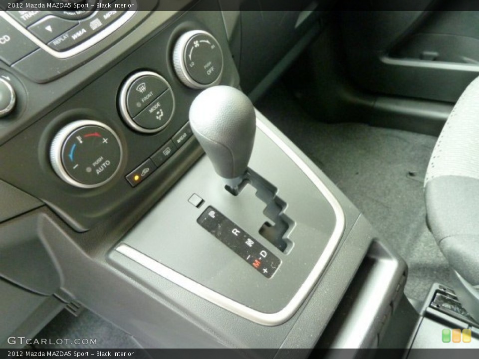 Black Interior Transmission for the 2012 Mazda MAZDA5 Sport #52020918