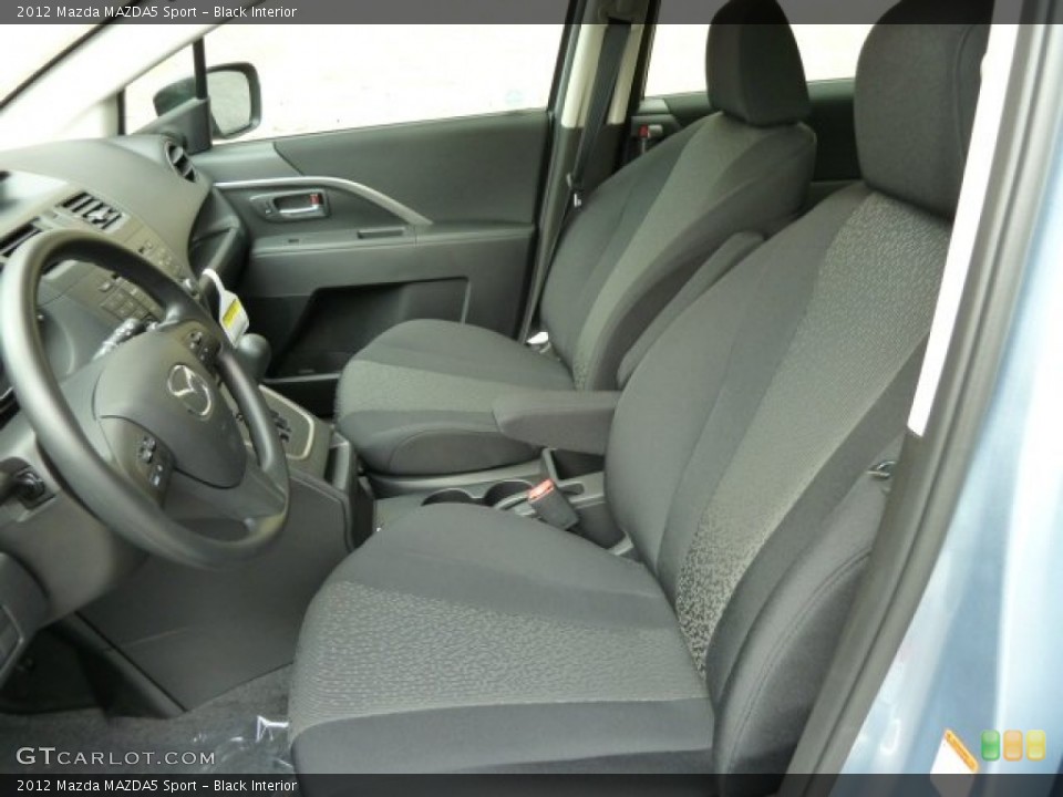 Black Interior Photo for the 2012 Mazda MAZDA5 Sport #52021107