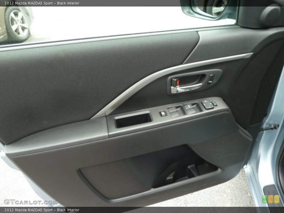 Black Interior Door Panel for the 2012 Mazda MAZDA5 Sport #52021167