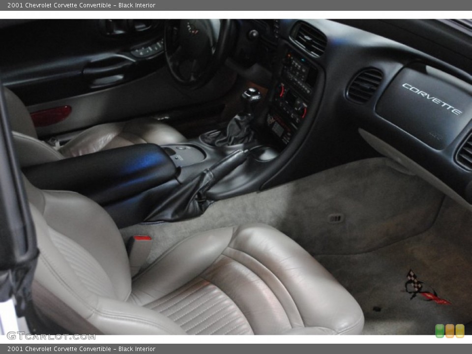Black Interior Photo for the 2001 Chevrolet Corvette Convertible #52021665