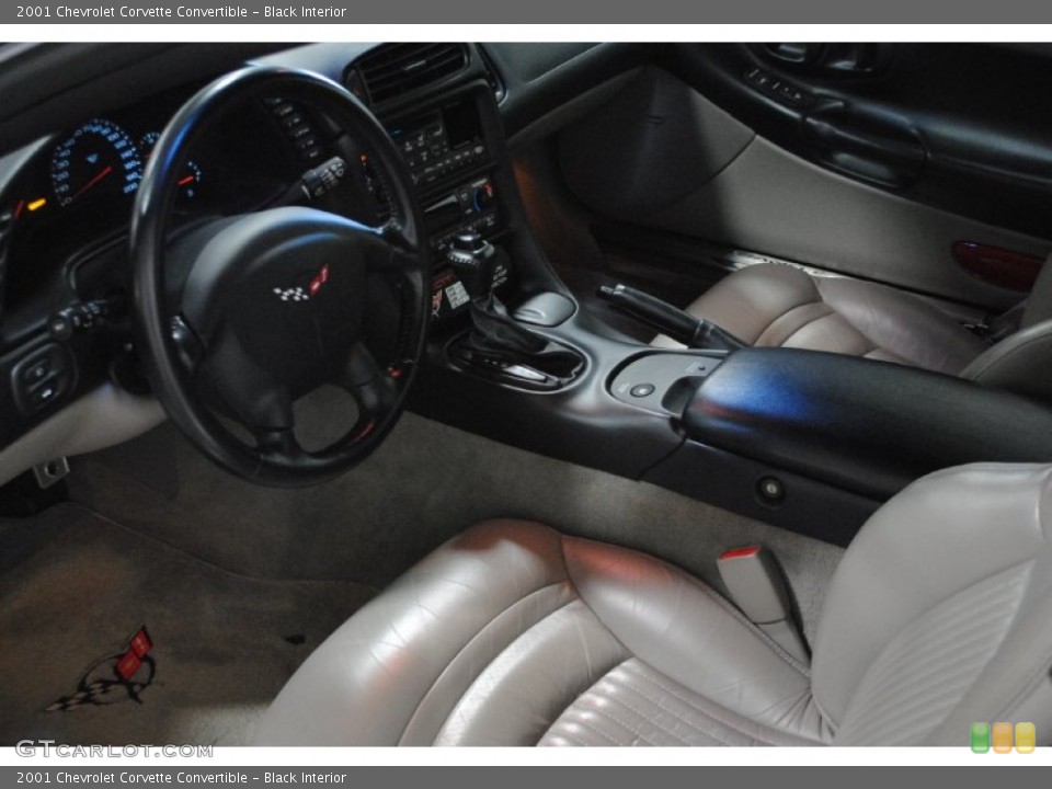 Black Interior Photo for the 2001 Chevrolet Corvette Convertible #52021737