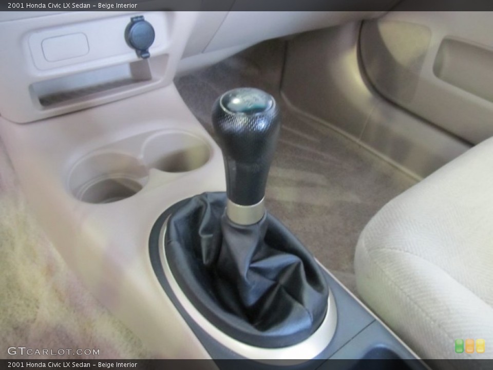 Beige Interior Transmission for the 2001 Honda Civic LX Sedan #52022973