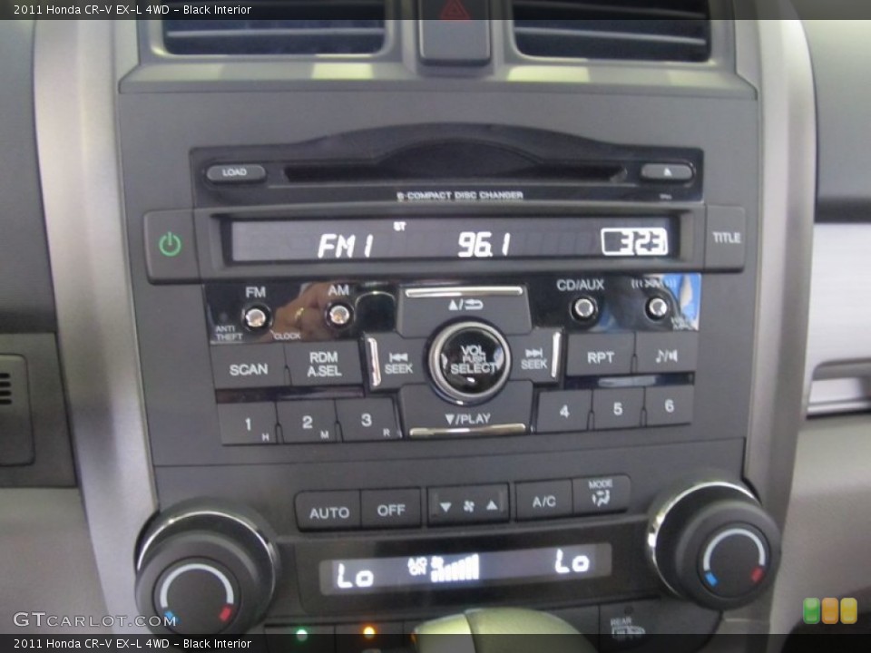 Black Interior Controls for the 2011 Honda CR-V EX-L 4WD #52023834