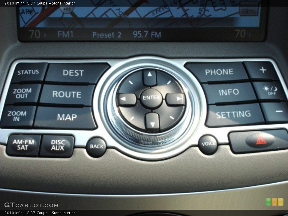 Stone Interior Controls for the 2010 Infiniti G 37 Coupe #52024638