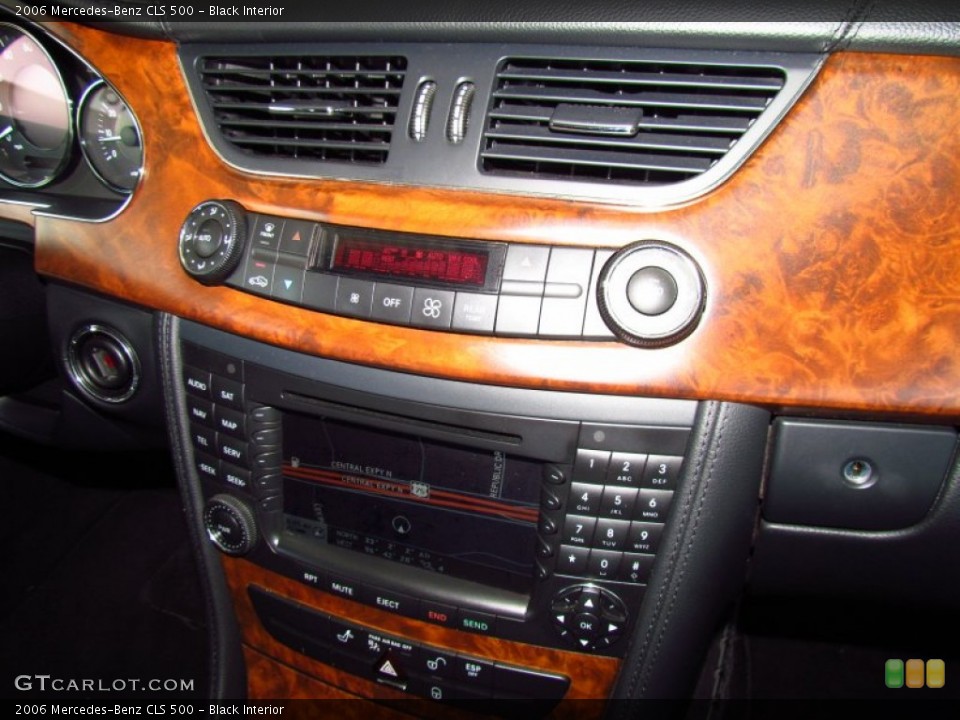 Black Interior Controls for the 2006 Mercedes-Benz CLS 500 #52025775