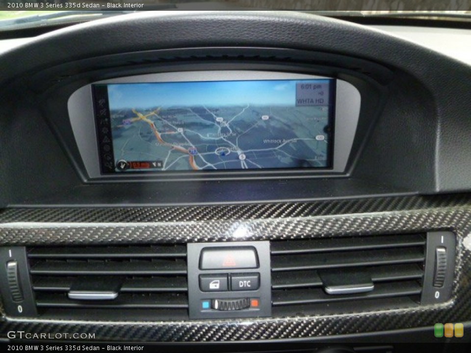 Black Interior Navigation for the 2010 BMW 3 Series 335d Sedan #52026411