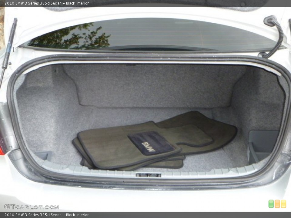 Black Interior Trunk for the 2010 BMW 3 Series 335d Sedan #52026453