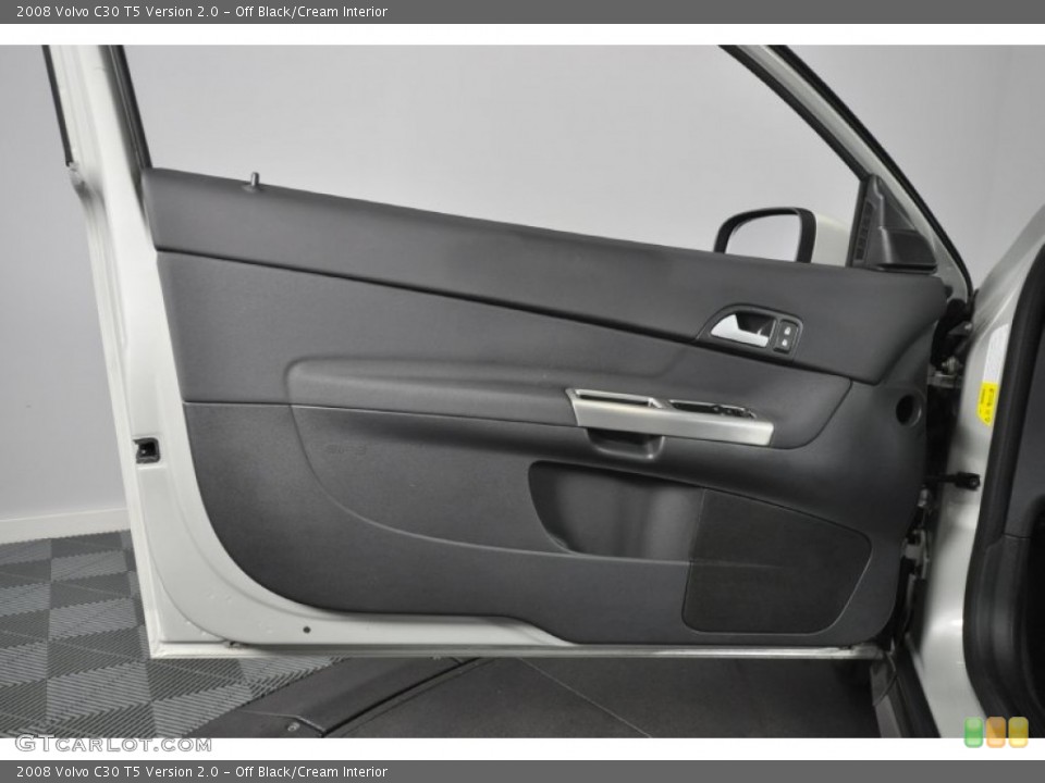 Off Black/Cream Interior Door Panel for the 2008 Volvo C30 T5 Version 2.0 #52026456