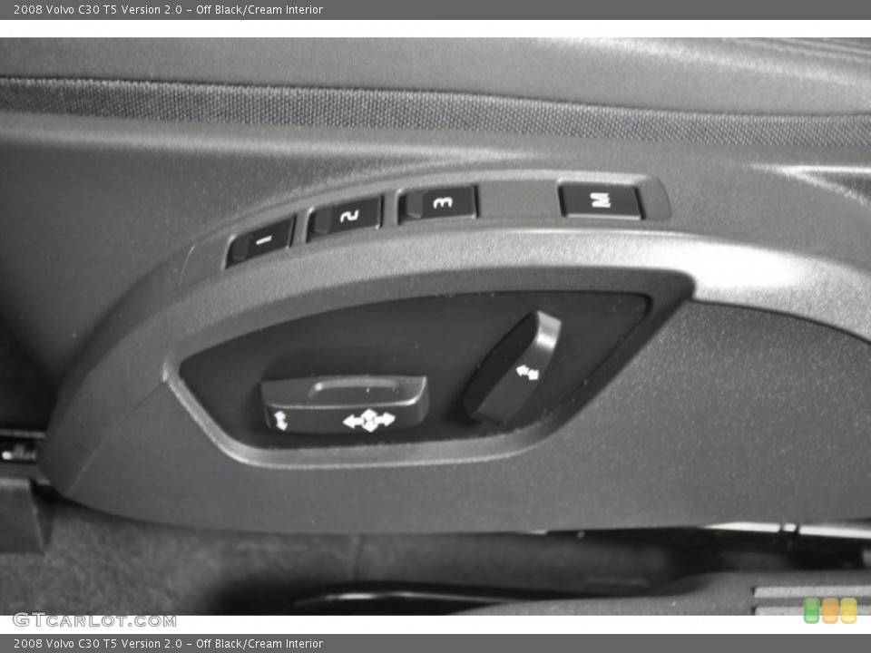 Off Black/Cream Interior Controls for the 2008 Volvo C30 T5 Version 2.0 #52026513