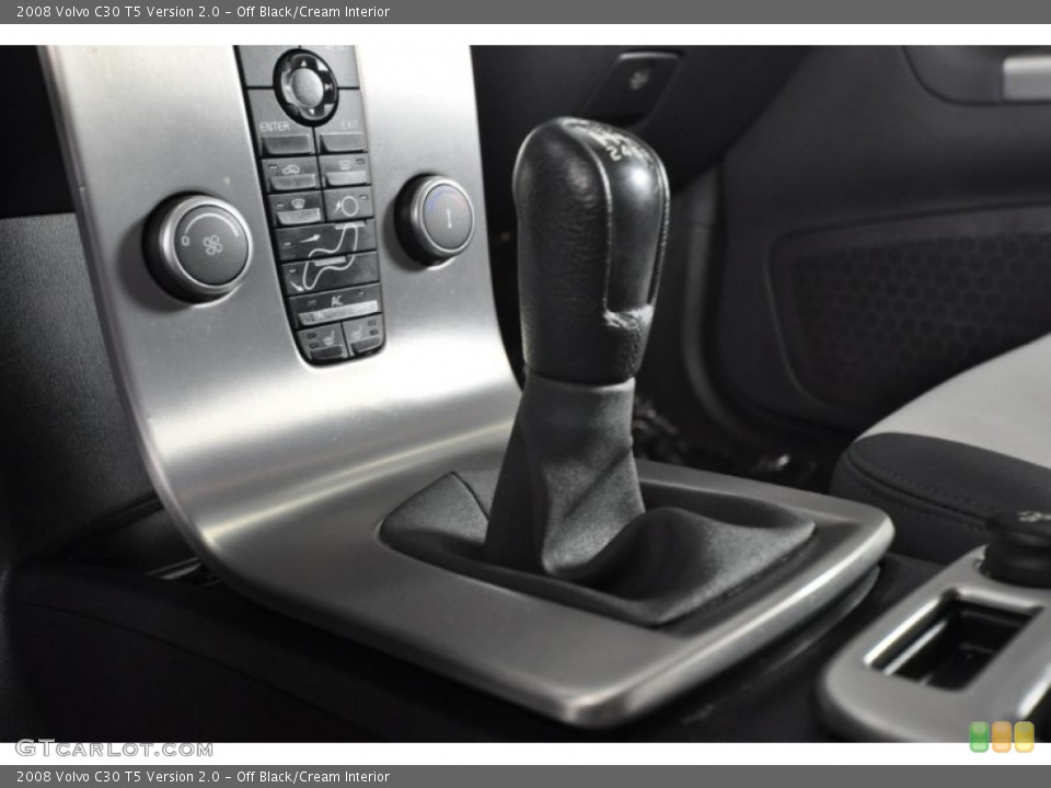 Off Black/Cream Interior Transmission for the 2008 Volvo C30 T5 Version 2.0 #52026528
