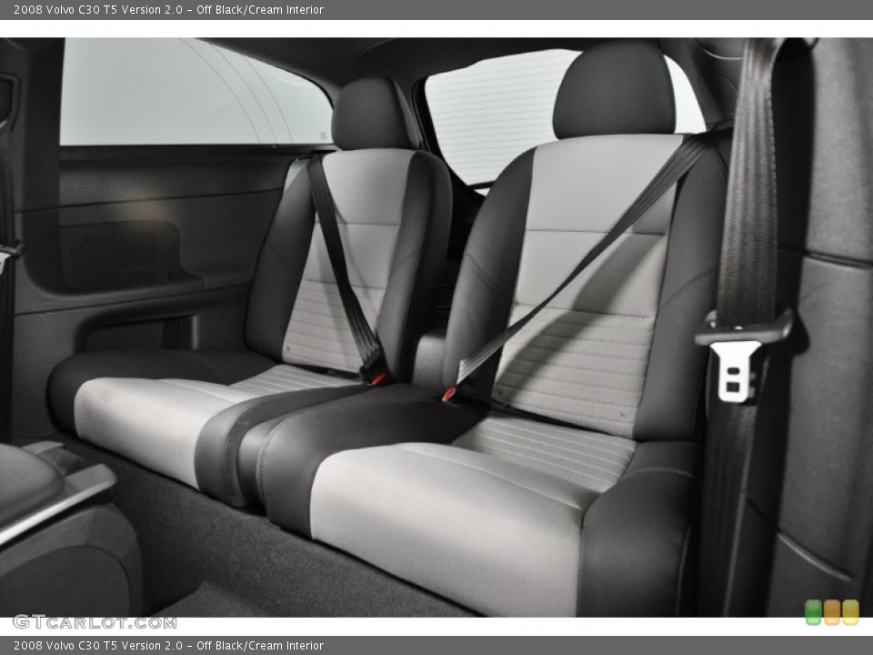 Off Black/Cream Interior Photo for the 2008 Volvo C30 T5 Version 2.0 #52026558