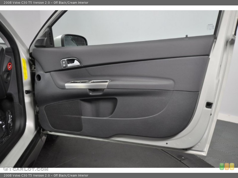 Off Black/Cream Interior Door Panel for the 2008 Volvo C30 T5 Version 2.0 #52026600