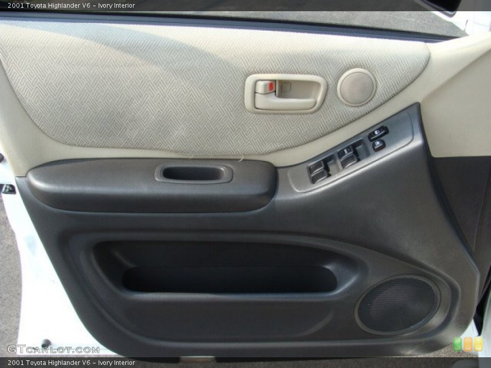 Ivory Interior Door Panel for the 2001 Toyota Highlander V6 #52027062