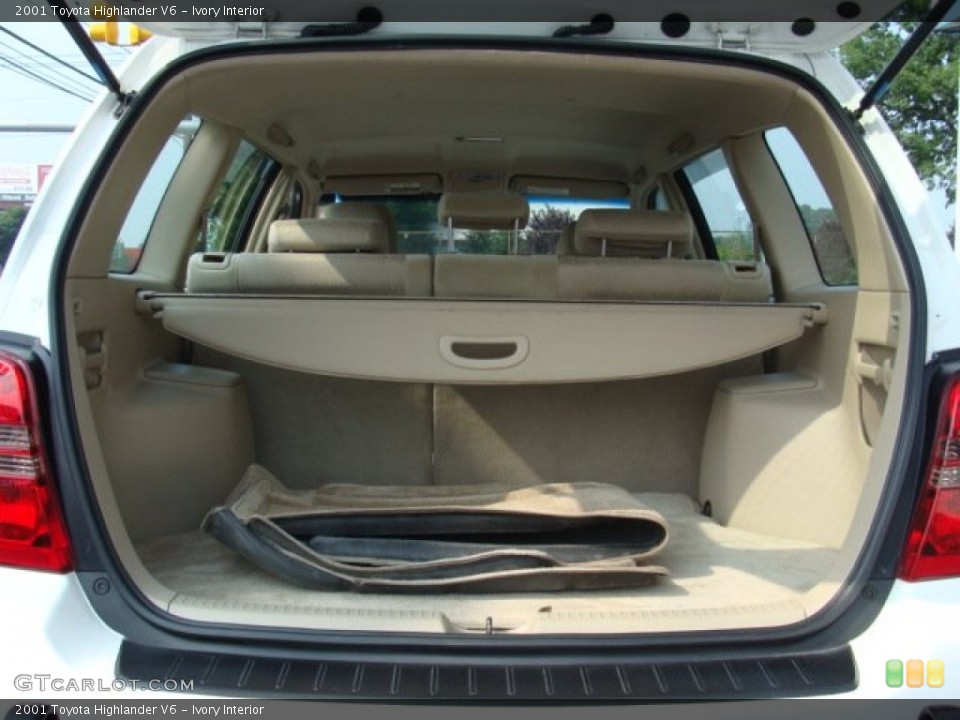 Ivory Interior Trunk for the 2001 Toyota Highlander V6 #52027158