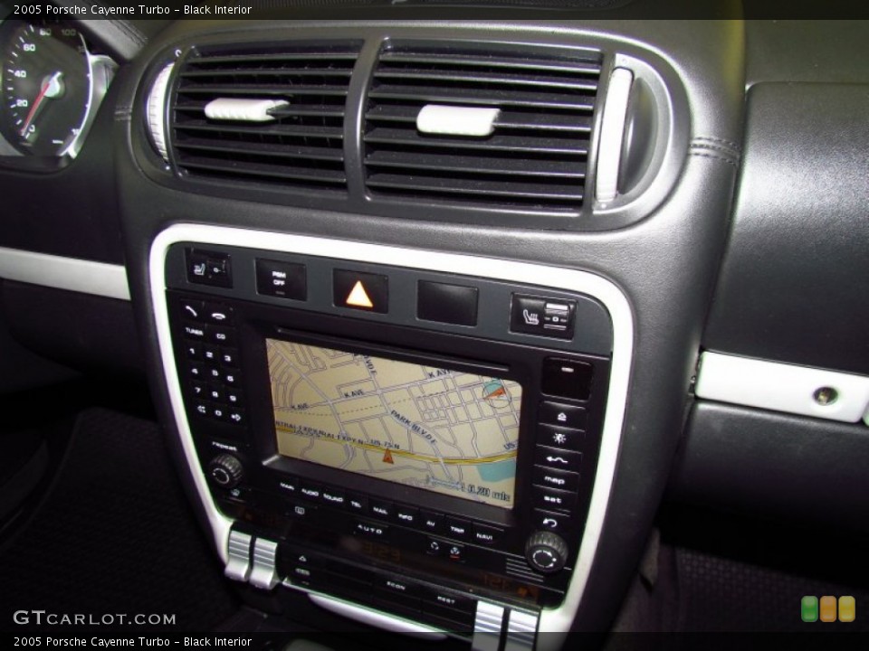 Black Interior Navigation for the 2005 Porsche Cayenne Turbo #52027404