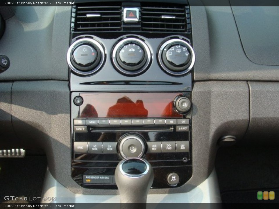 Black Interior Controls for the 2009 Saturn Sky Roadster #52027578