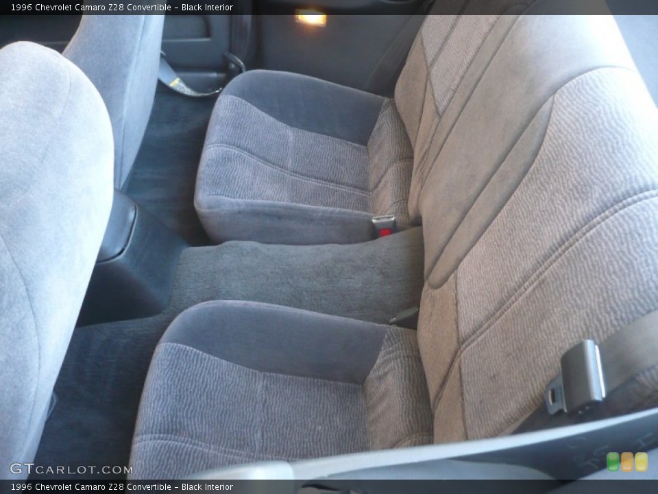Black Interior Photo for the 1996 Chevrolet Camaro Z28 Convertible #52029291
