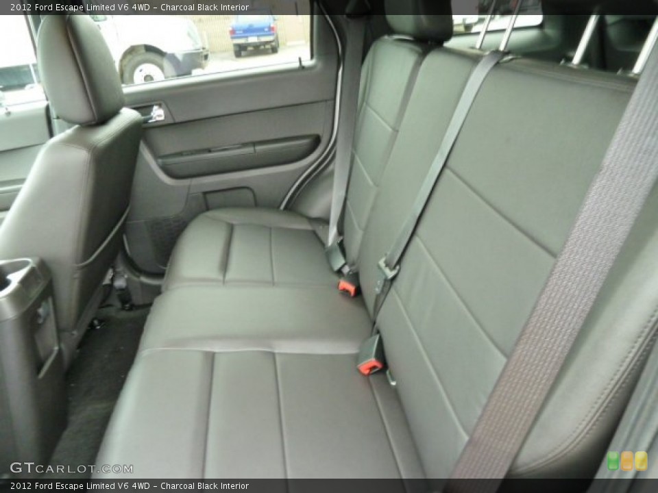 Charcoal Black Interior Photo for the 2012 Ford Escape Limited V6 4WD #52030782