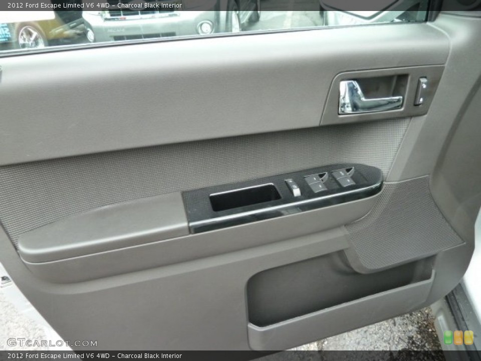 Charcoal Black Interior Door Panel for the 2012 Ford Escape Limited V6 4WD #52030821
