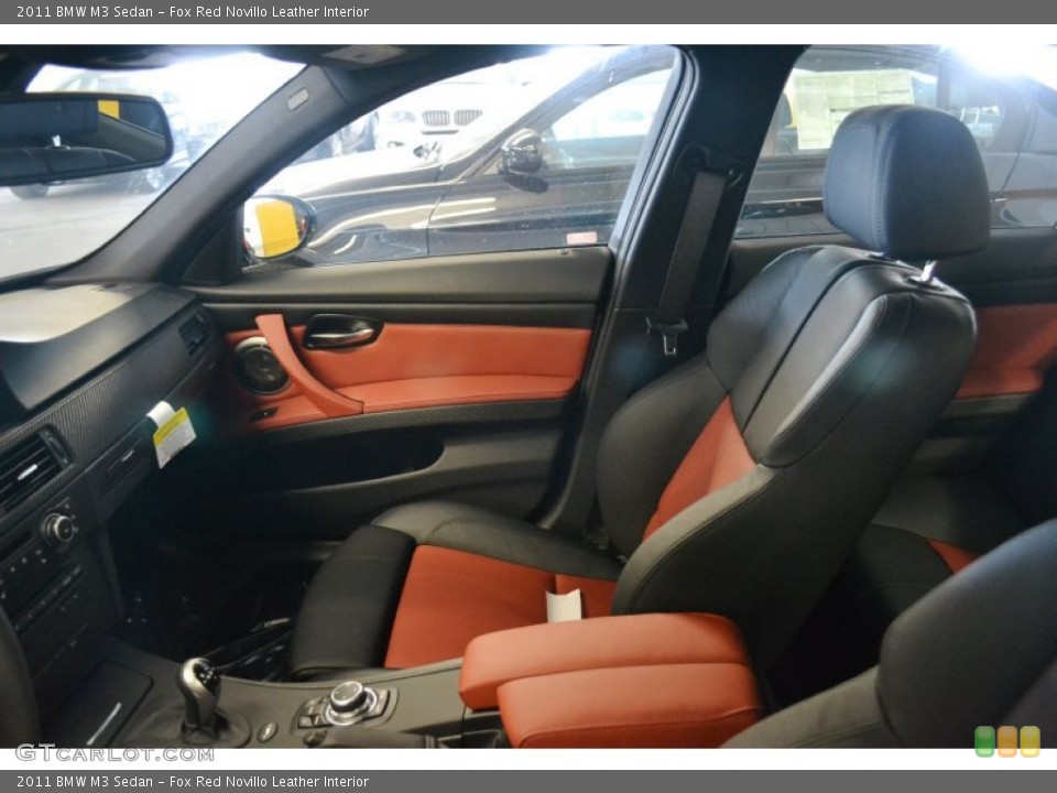 Fox Red Novillo Leather Interior Photo for the 2011 BMW M3 Sedan #52031100