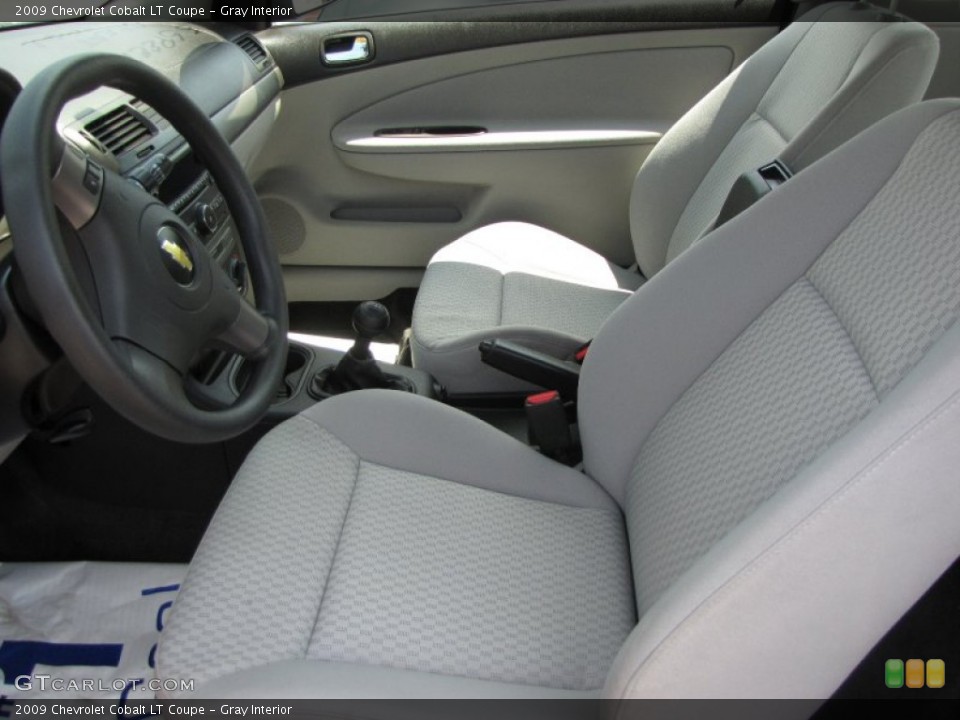 Gray Interior Photo for the 2009 Chevrolet Cobalt LT Coupe #52031115