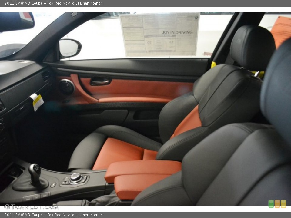 Fox Red Novillo Leather Interior Photo for the 2011 BMW M3 Coupe #52031256