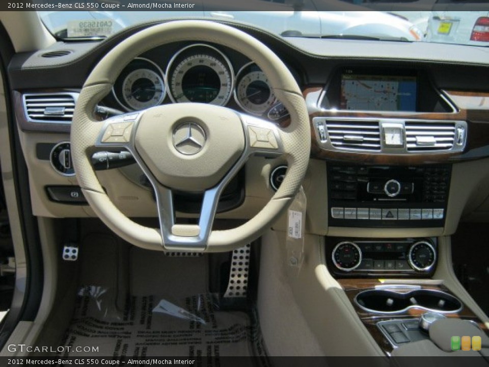 Almond/Mocha Interior Dashboard for the 2012 Mercedes-Benz CLS 550 Coupe #52032537